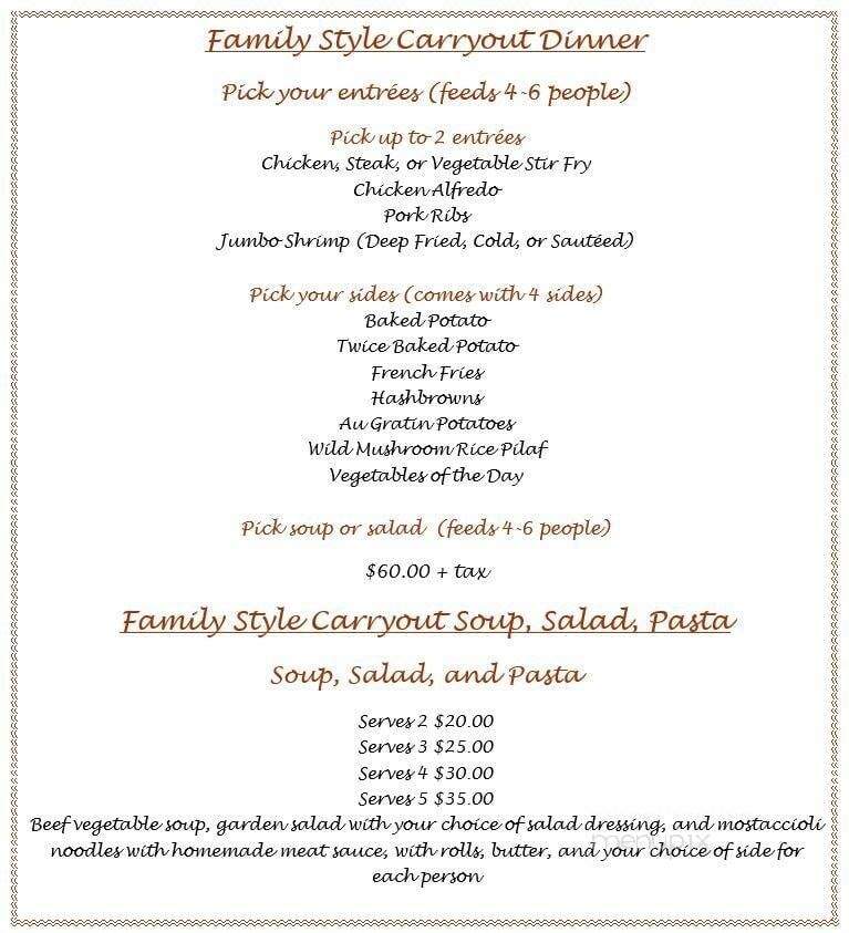 Jim & Linda's Lakeview Club - Malone, WI menu_pic