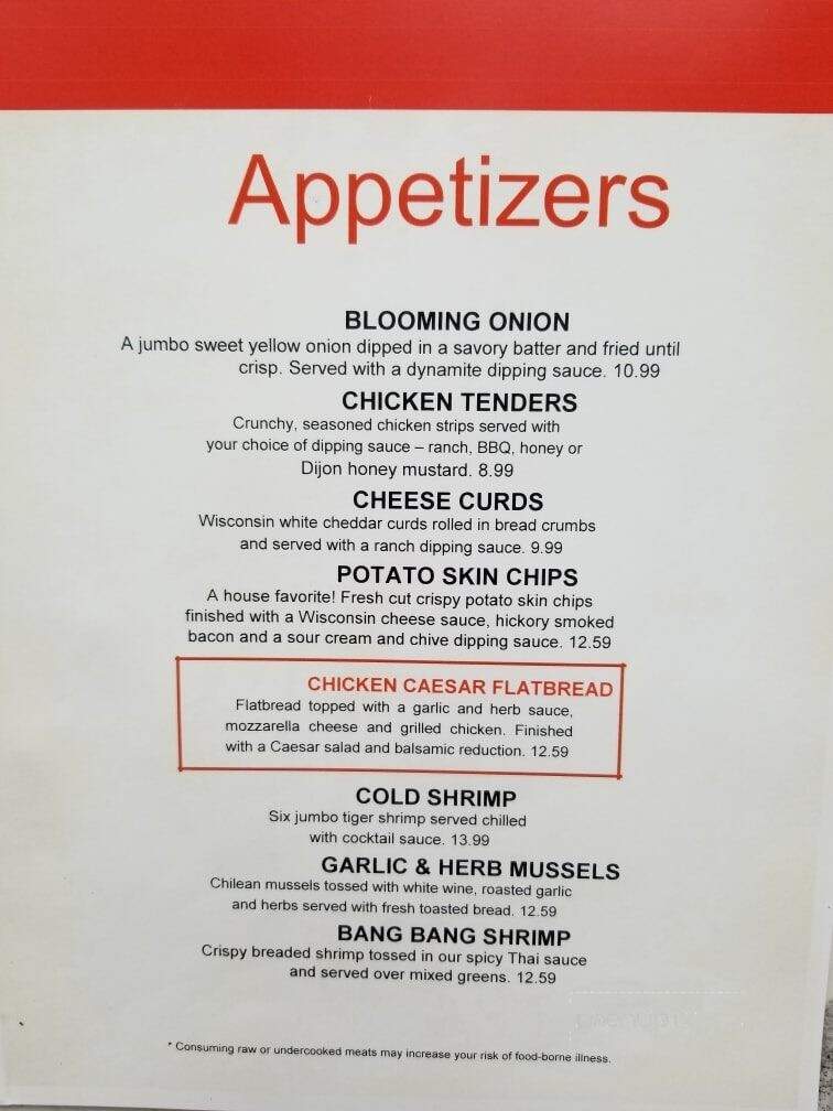 Jim & Linda's Lakeview Club - Malone, WI menu_pic