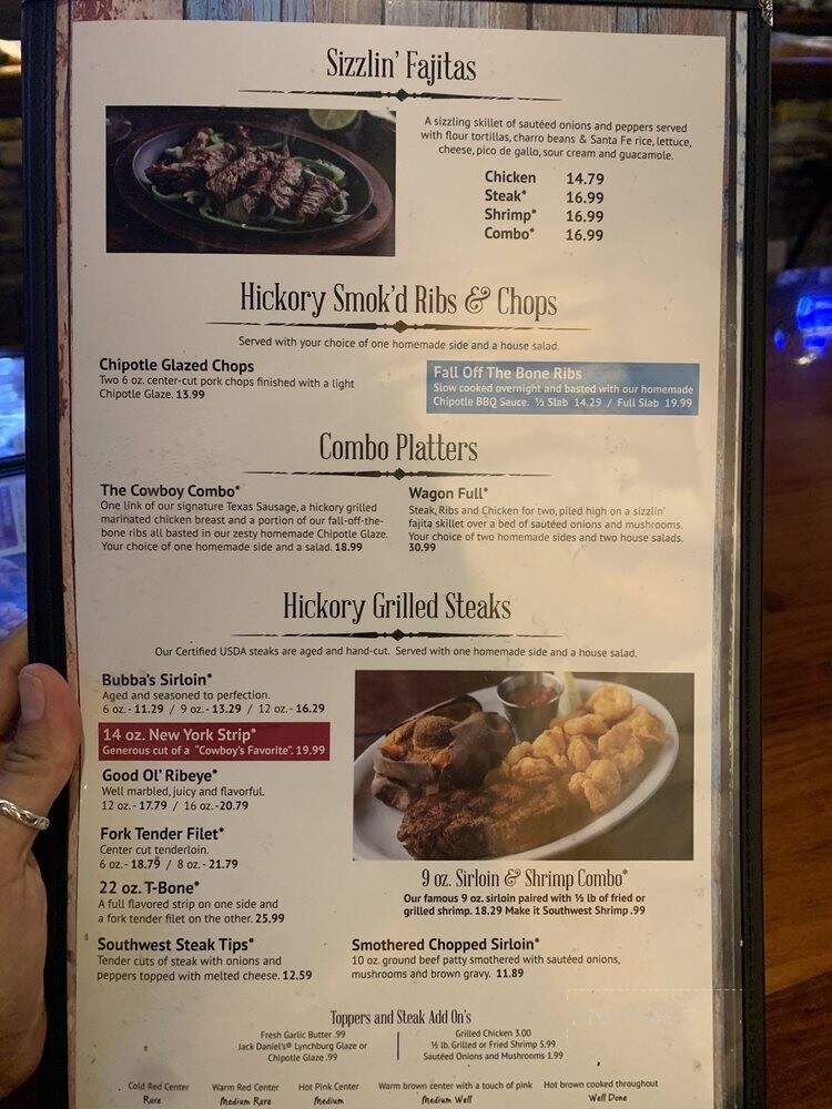 Santa Fe Restaurant - Fort Payne, AL menu_pic