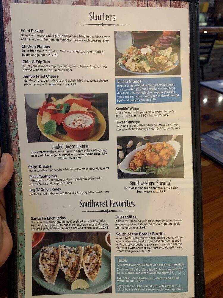 Santa Fe Restaurant - Fort Payne, AL menu_pic