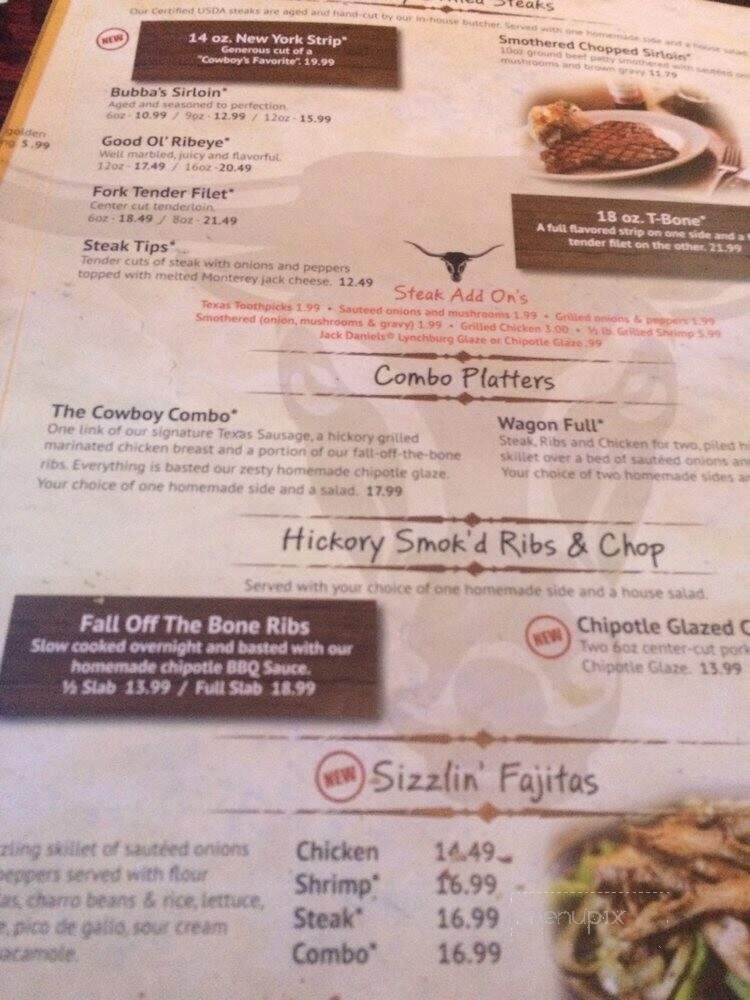 Santa Fe Restaurant - Fort Payne, AL menu_pic