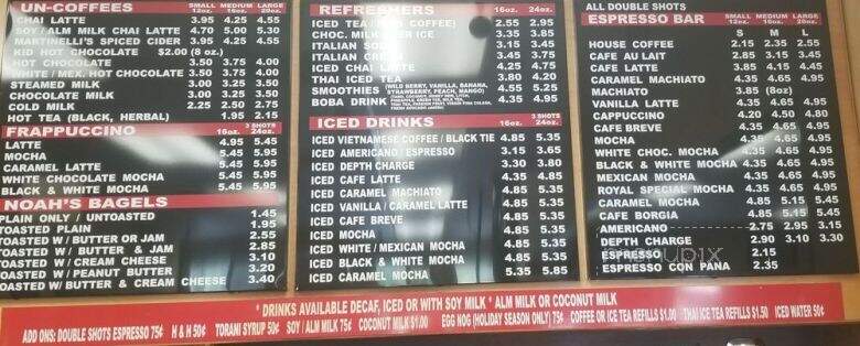 Rrags Caffe - Benicia, CA menu_pic