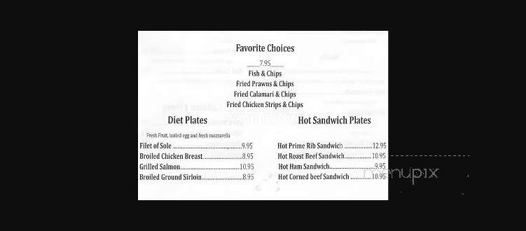 Dino's Restaurant - Castro Valley, CA menu_pic