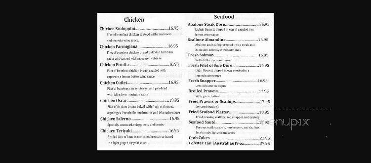 Dino's Restaurant - Castro Valley, CA menu_pic