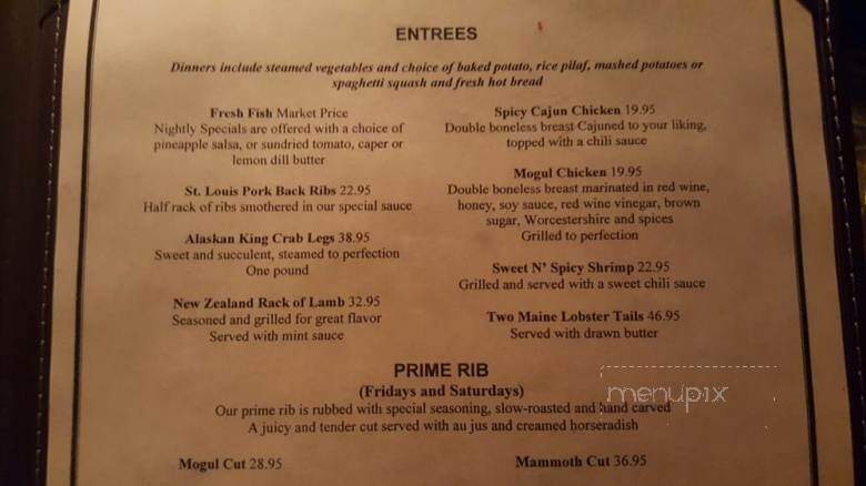 Mogul Restaurant - Mammoth Lakes, CA menu_pic