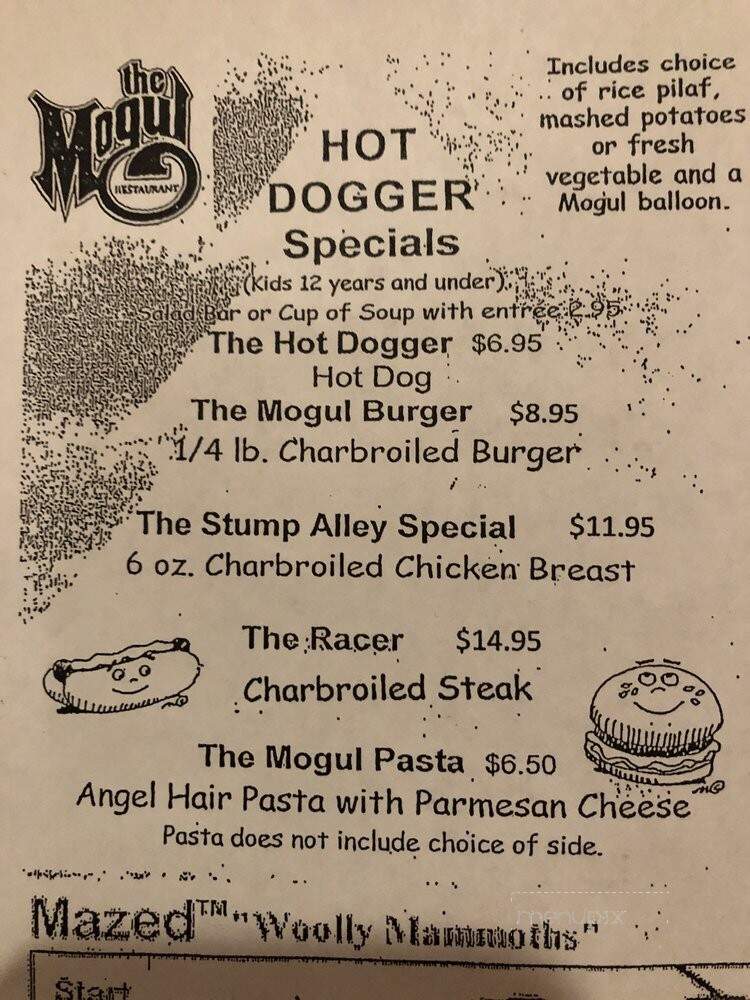 Mogul Restaurant - Mammoth Lakes, CA menu_pic