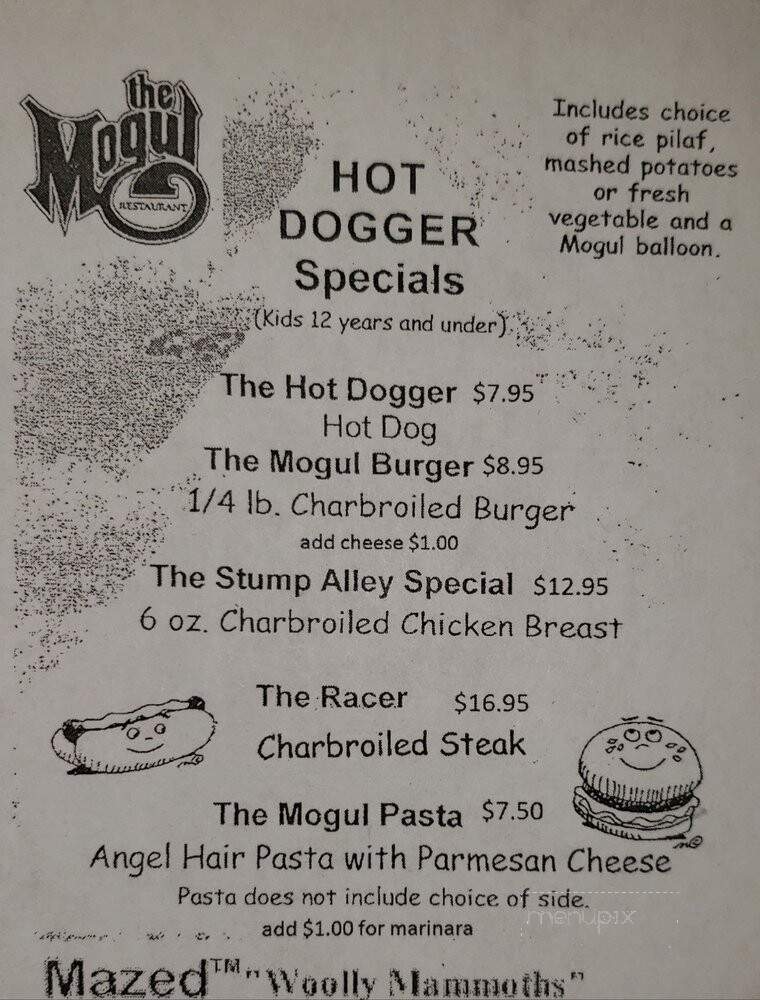 Mogul Restaurant - Mammoth Lakes, CA menu_pic