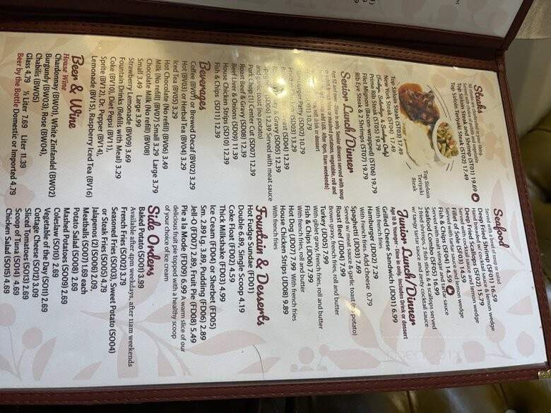 Costa's Family Restaurant - Covina, CA menu_pic