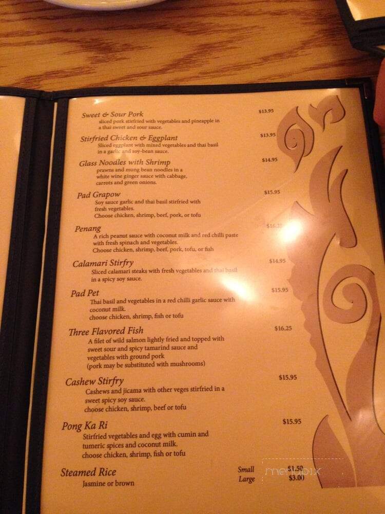 Viraporn's Thai Cafe - Fort Bragg, CA menu_pic
