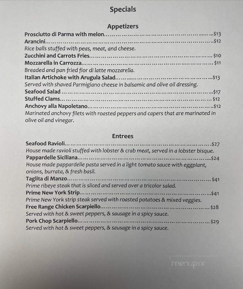 Papa Joe's Ristorante Italiano - Darien, CT menu_pic