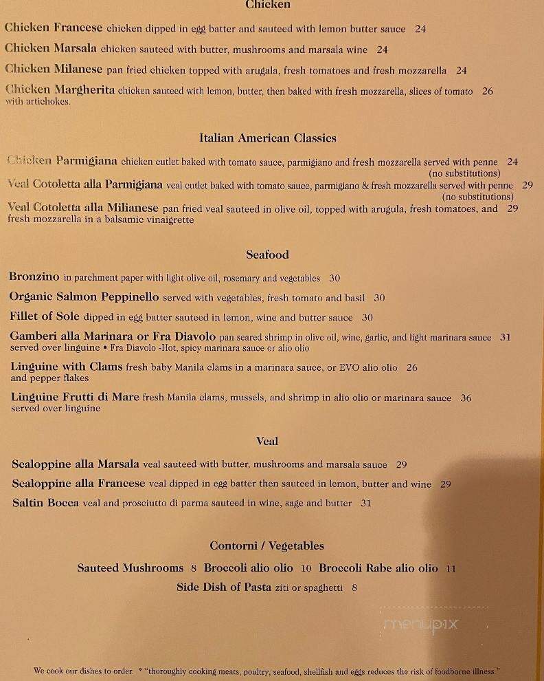 Papa Joe's Ristorante Italiano - Darien, CT menu_pic