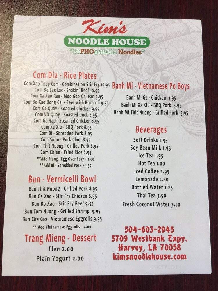 Kim's Noodle House - Harvey, LA