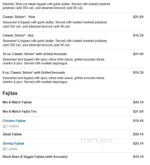 Chili's - Martinsburg, WV menu_pic