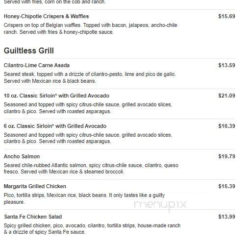 Chili's - Martinsburg, WV menu_pic