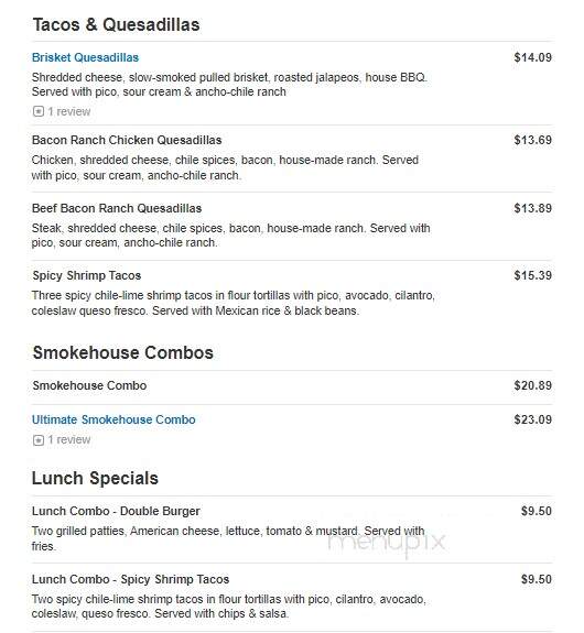 Chili's - Martinsburg, WV menu_pic