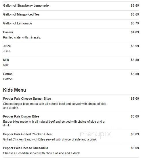 Chili's - Martinsburg, WV menu_pic