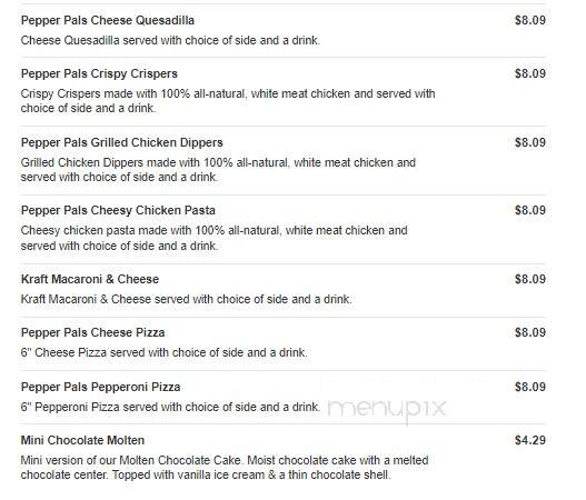 Chili's - Martinsburg, WV menu_pic