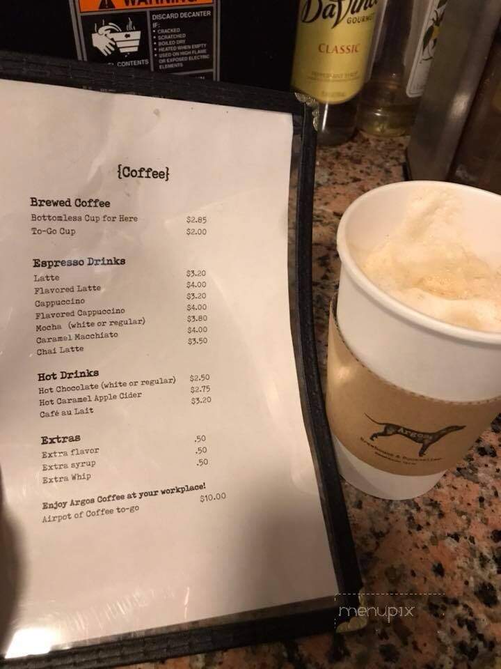 Argos Brewhouse & Bookseller - Sweetwater, TX menu_pic