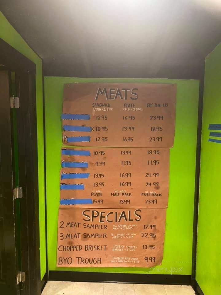 Agee's Barbecue Market - Munds Park, AZ menu_pic