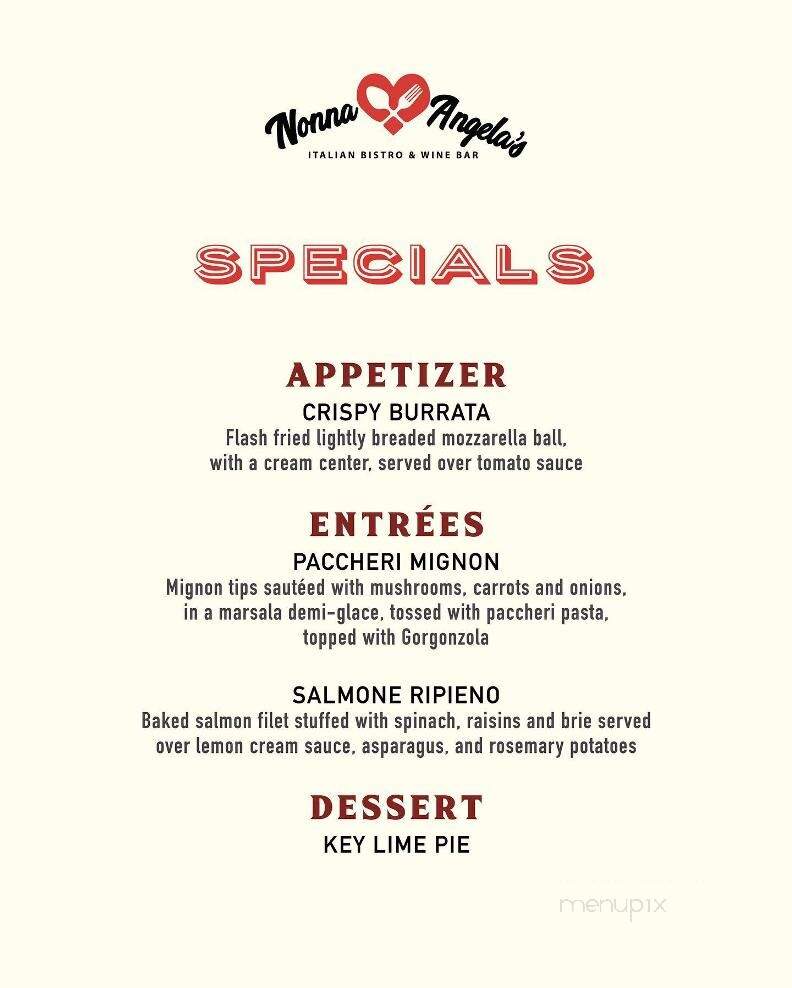 Mamma Angela's - Crofton, MD menu_pic