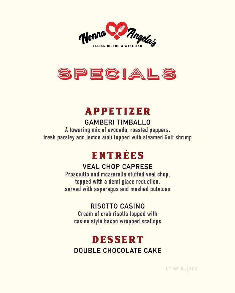 Mamma Angela's - Crofton, MD menu_pic