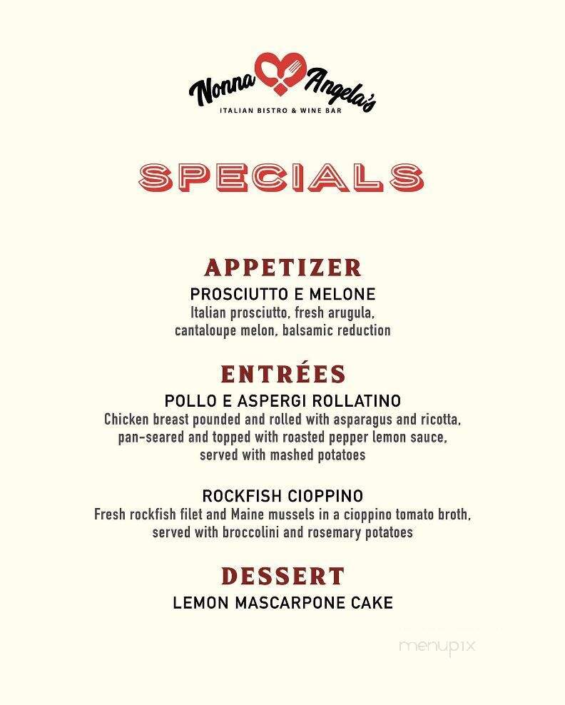 Mamma Angela's - Crofton, MD menu_pic