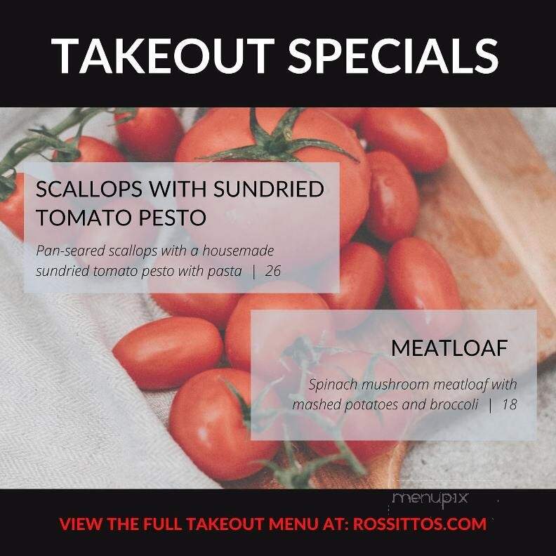 Rossitto's Ristorante - Branford, CT menu_pic