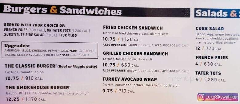 Topgolf - Fishers, IN menu_pic