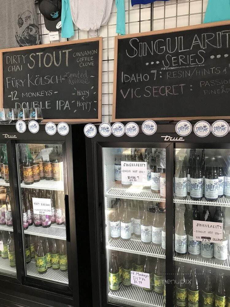 SaltFire Brewing - South Salt Lake, UT menu_pic