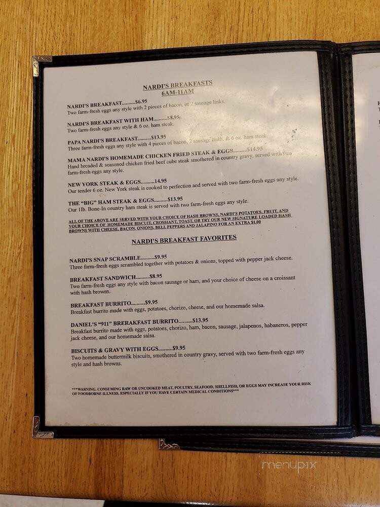 Nardi's Home Style Restaurant - Ely, NV menu_pic