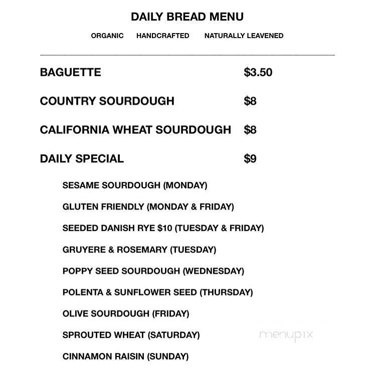 Farm and Flour - Benicia, CA menu_pic