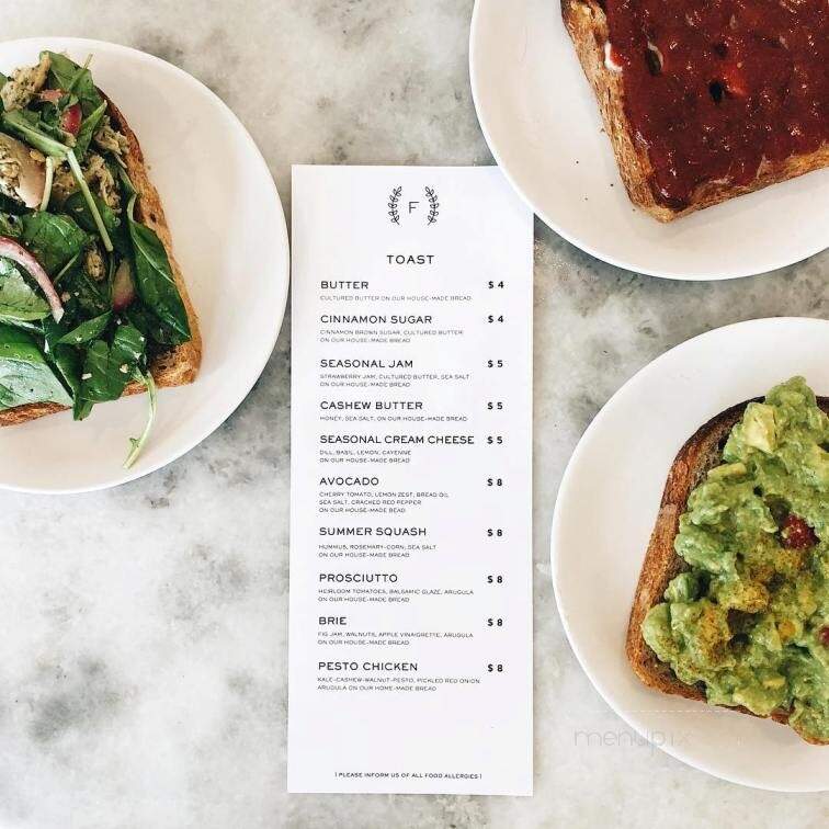 Farm and Flour - Benicia, CA menu_pic