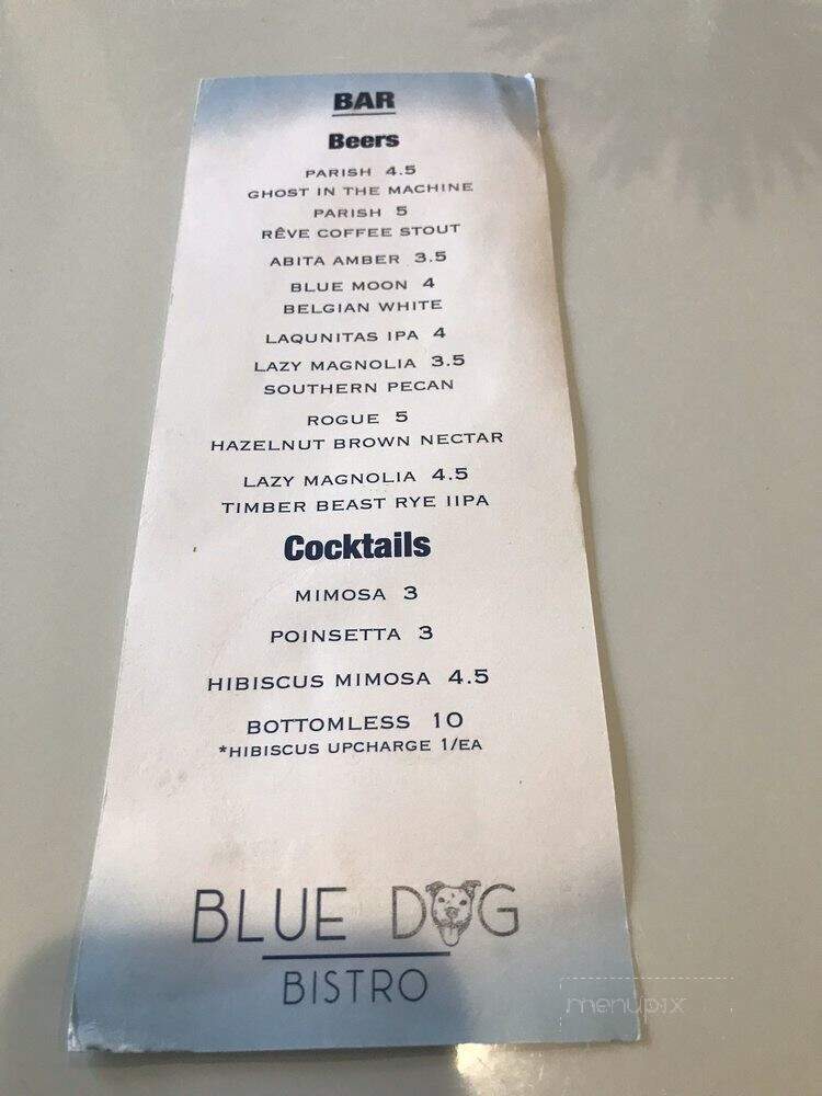 Blue Dog Bistro - Ocean Springs, MS