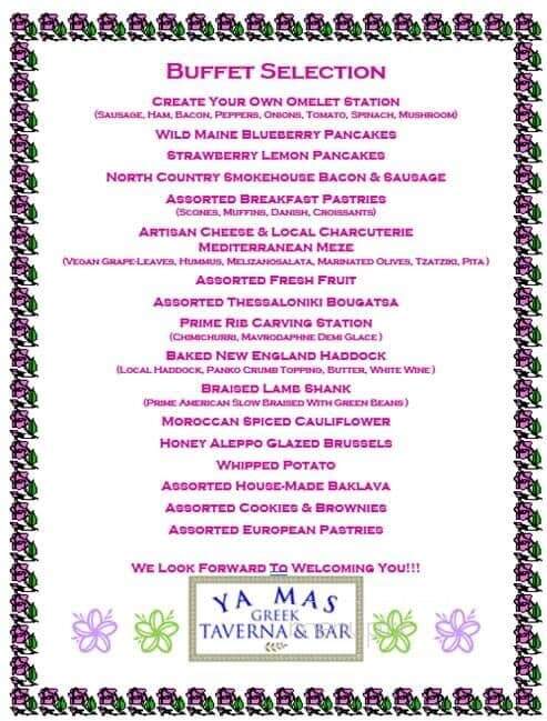 Ya Mas Greek Tavern & Bar - Pelham, NH menu_pic