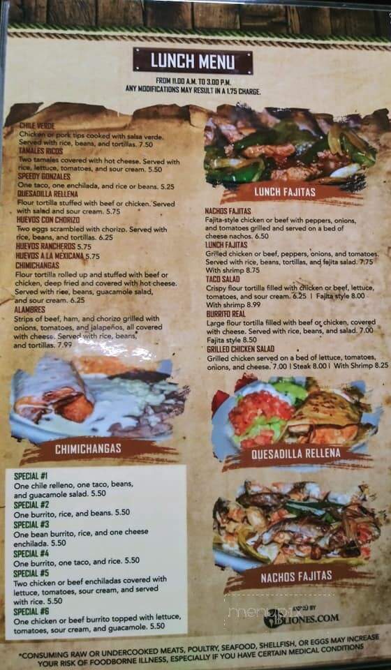 Laredo's Burrito and Taco Shop - Ashland City, TN menu_pic