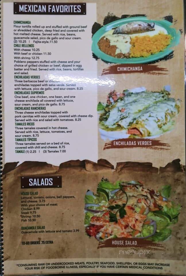 Laredo's Burrito and Taco Shop - Ashland City, TN menu_pic
