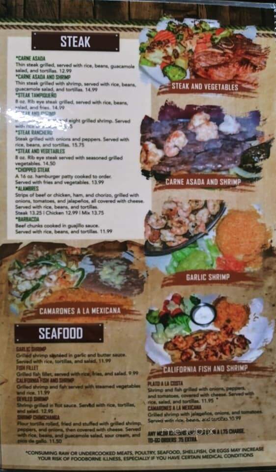 Laredo's Burrito and Taco Shop - Ashland City, TN menu_pic