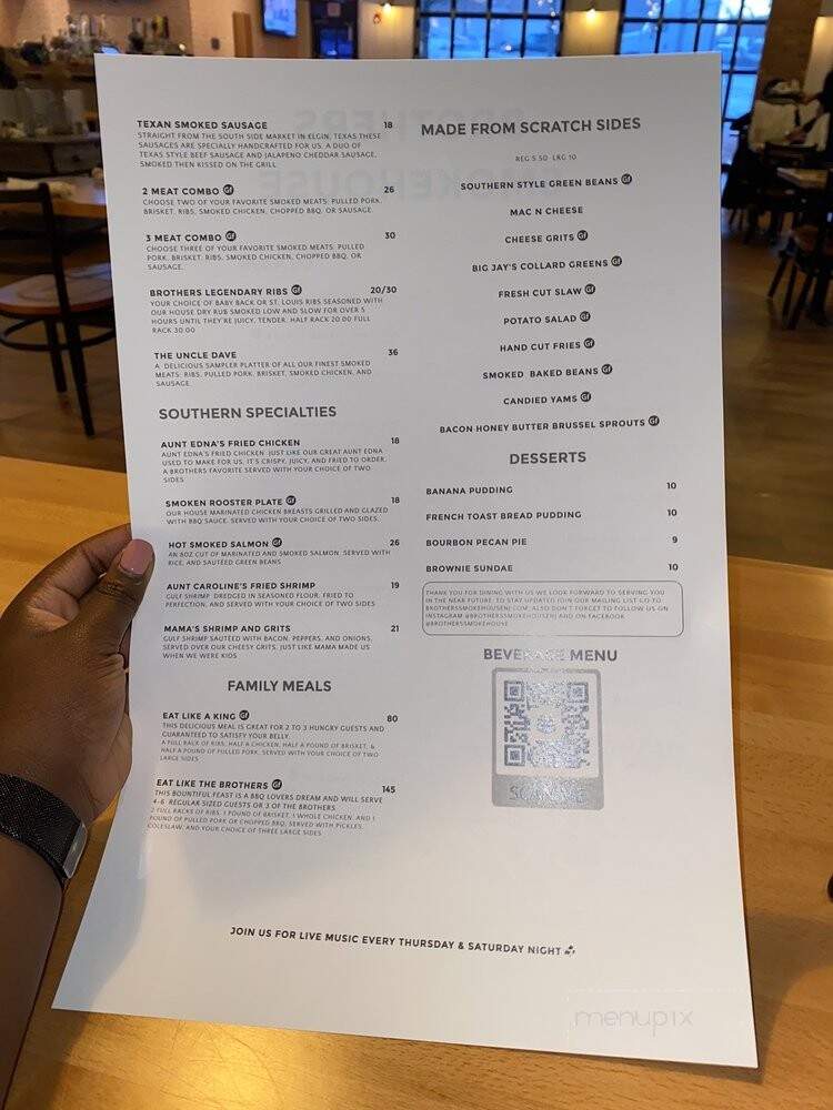 Brothers Smokehouse BBQ & Soul - Ramsey, NJ menu_pic