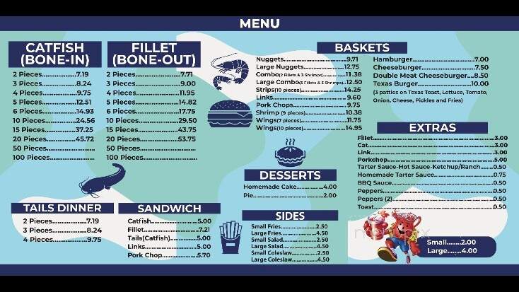 Ronnie's Catfish & More - Dallas, TX menu_pic
