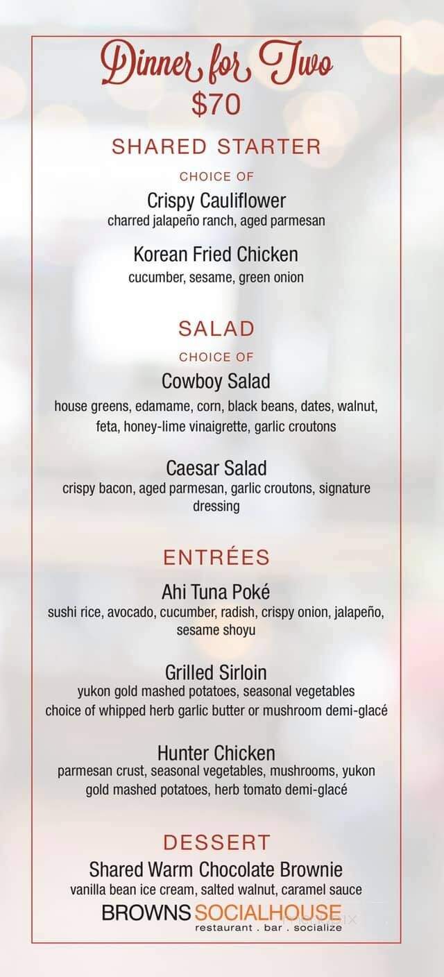 Browns Socialhouse - Lloydminster, AB menu_pic