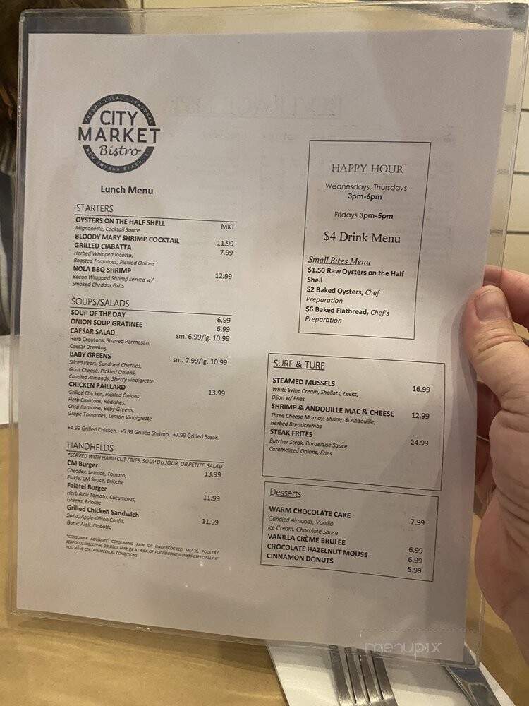 City Market Bistro NSB - New Smyrna Beach, FL menu_pic