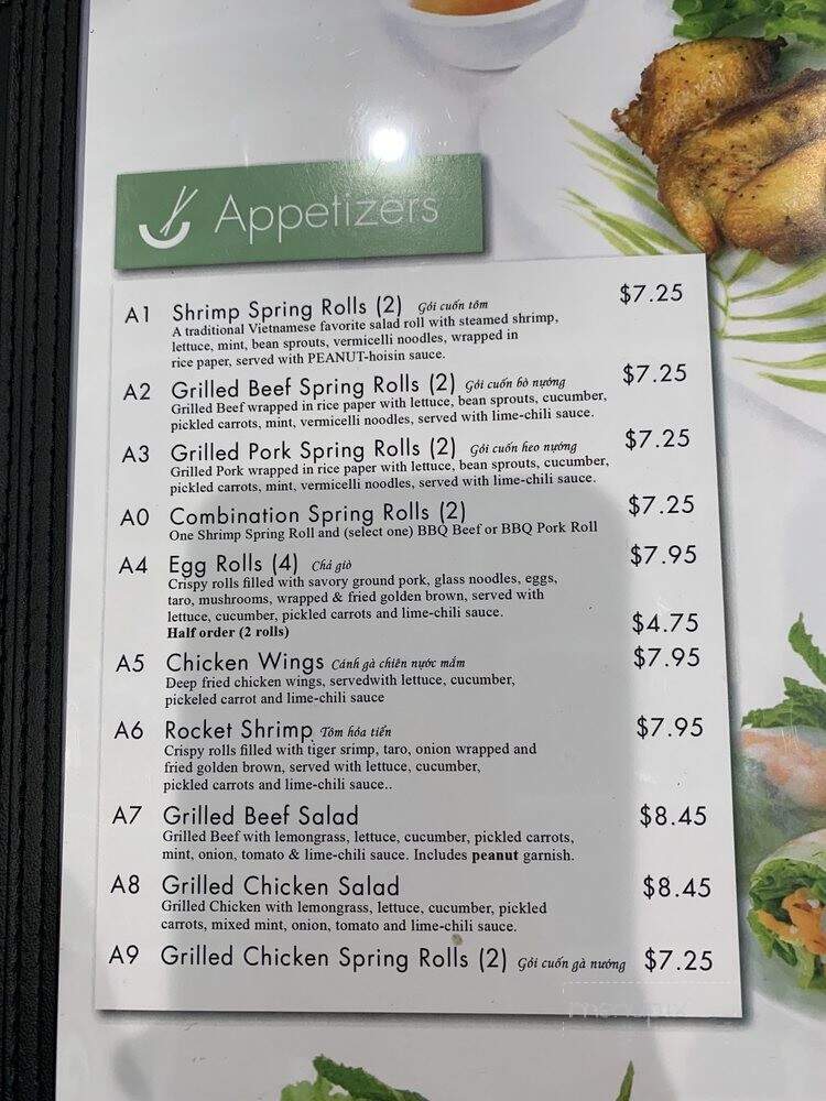 Saigon Brothers - Northridge, CA menu_pic