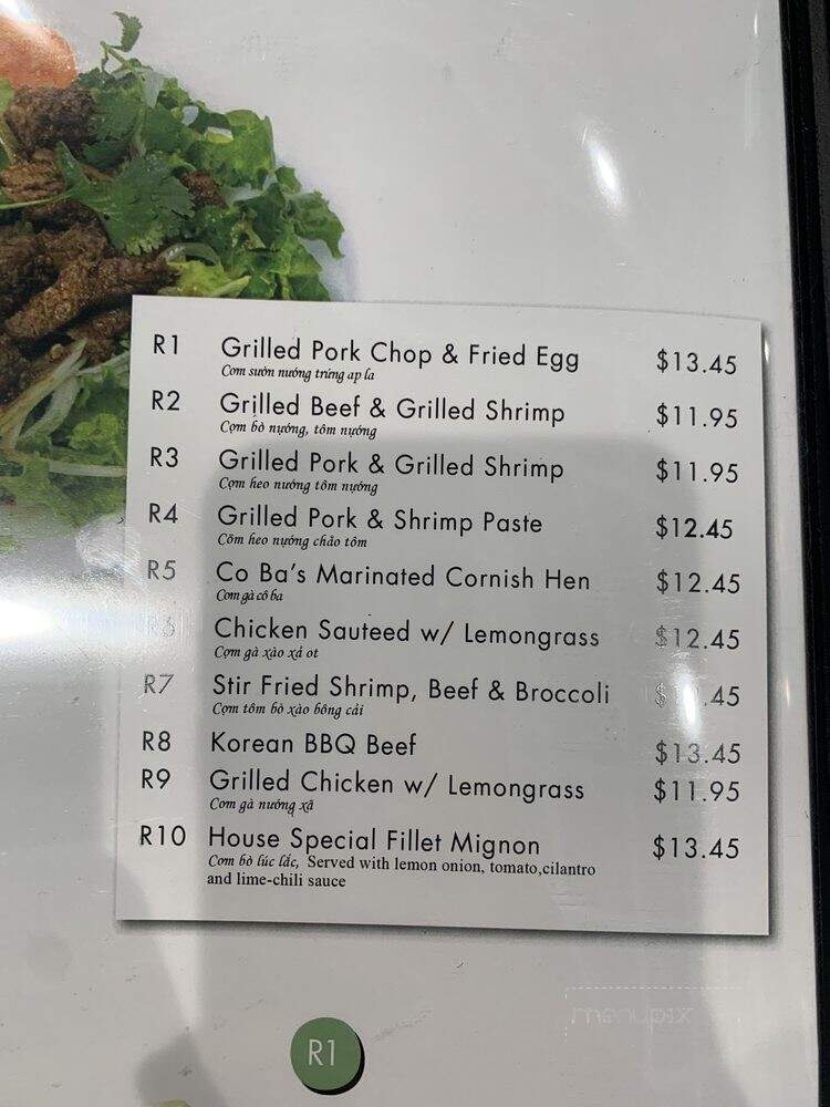 Saigon Brothers - Northridge, CA menu_pic