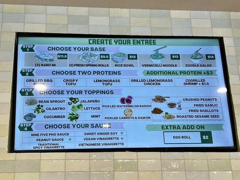 Nine Five Pho - Pembroke Pines, FL menu_pic