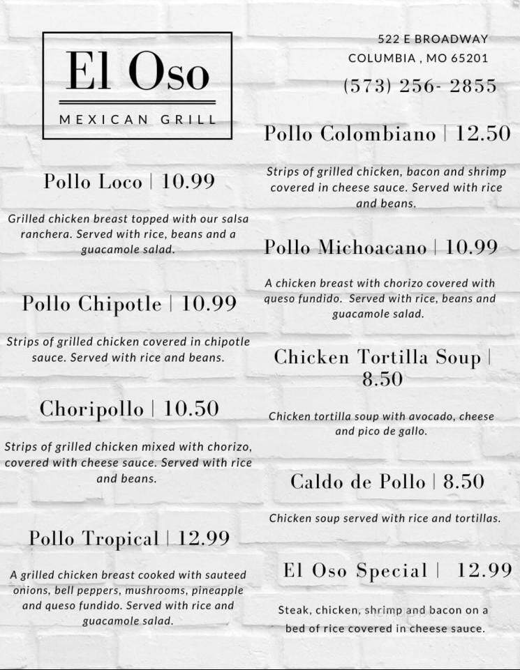 El Oso Mexican Grill - Columbia, MO