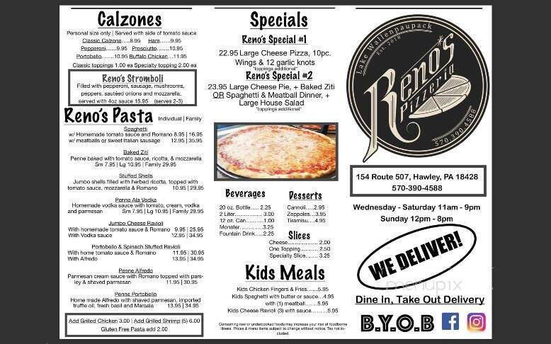 Reno's Pizza - Hawley, PA