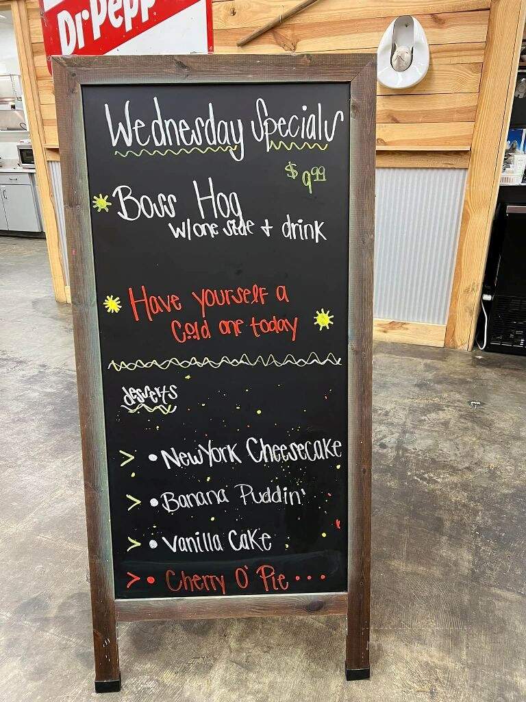The Wobbly Hog Smokehouse - Grantsboro, NC menu_pic
