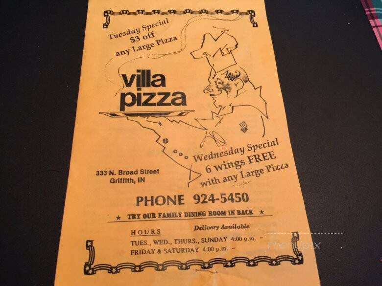 Villa Pizza - Griffith, IN