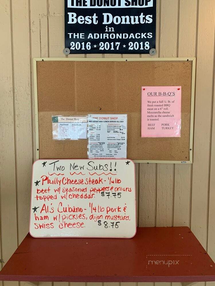 The Donut Shop - Eagle Bay, NY menu_pic