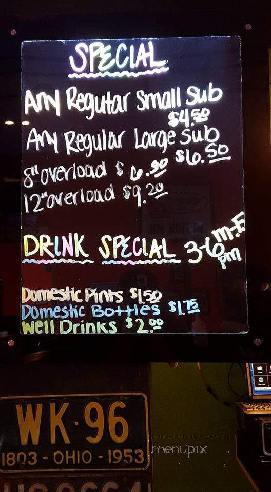 Porky's Pizza Trof - Weston, OH menu_pic